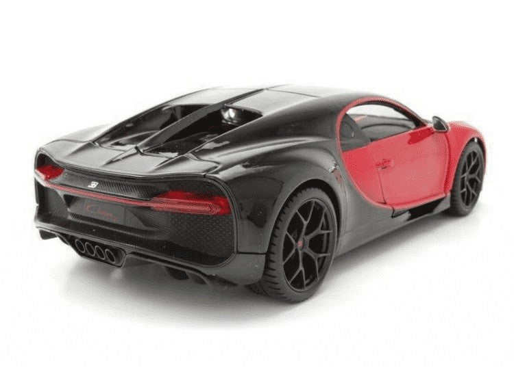 Model kompozytowy Bugatti Chiron sport czarno-czerwony - zabawki-dla-dziewczynki