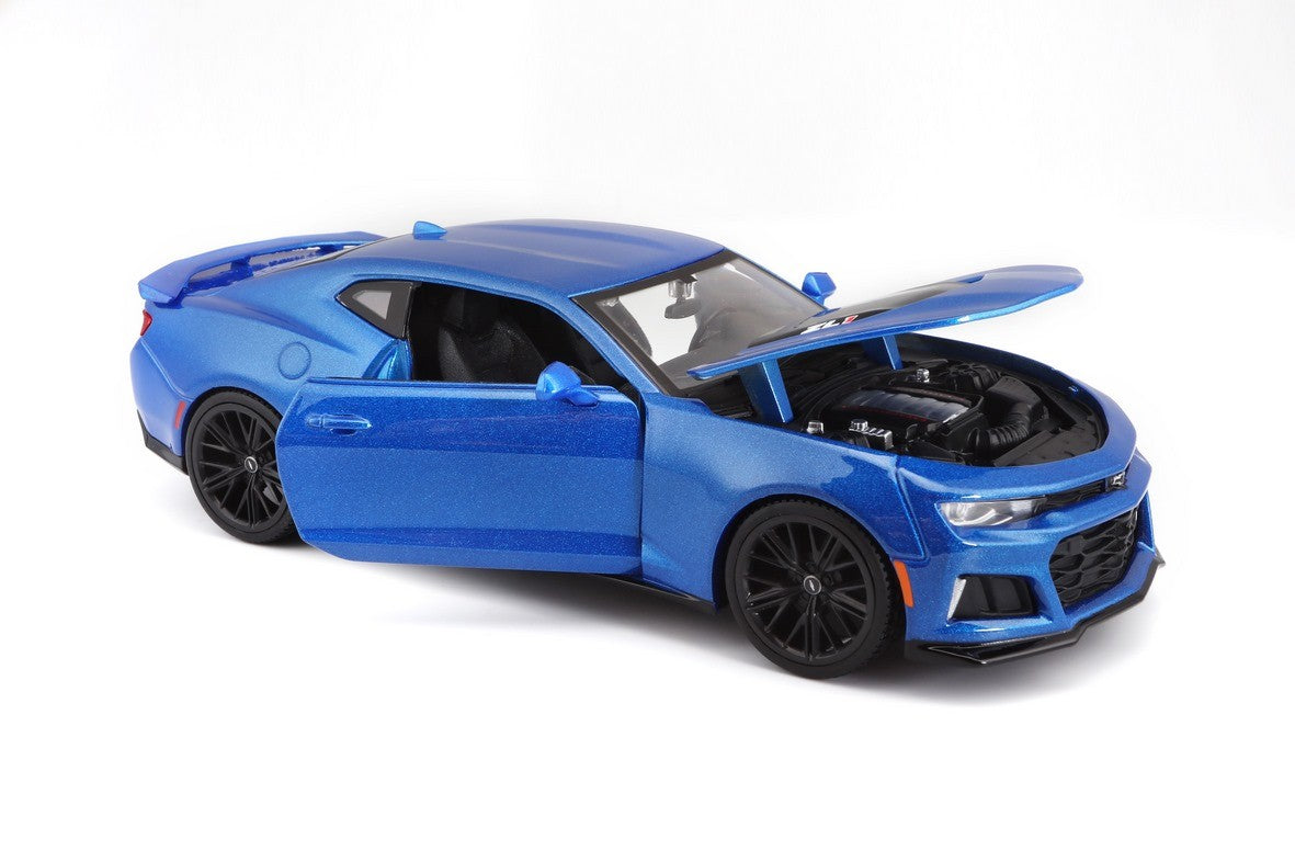 Model kompozytowy Chevrolet Camaro ZL1 2017 niebieski 1/24 - zabawki-dla-dziewczynki