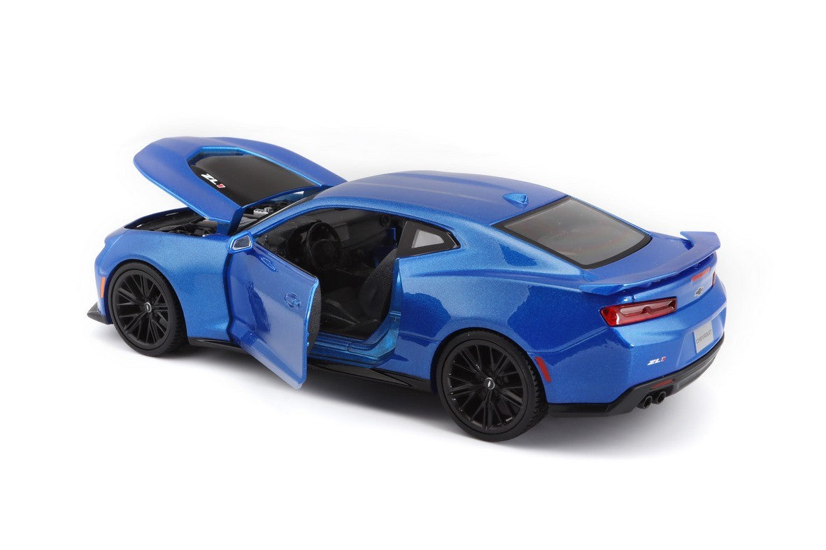 Model kompozytowy Chevrolet Camaro ZL1 2017 niebieski 1/24 - zabawki-dla-dziewczynki