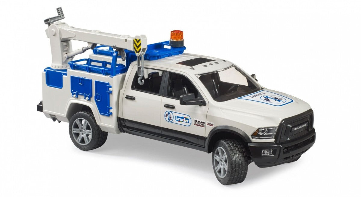 Auto Dodge RAM 2500 serwisowy z kogutem - zabawki-dla-dziewczynki
