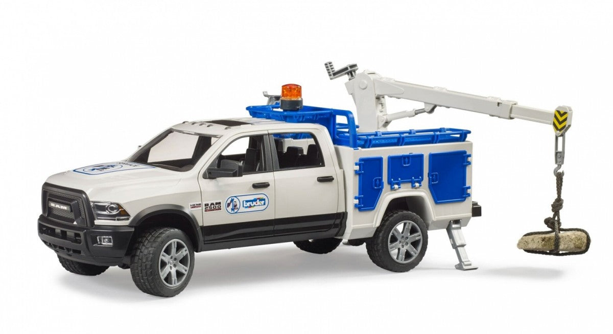 Auto Dodge RAM 2500 serwisowy z kogutem - zabawki-dla-dziewczynki