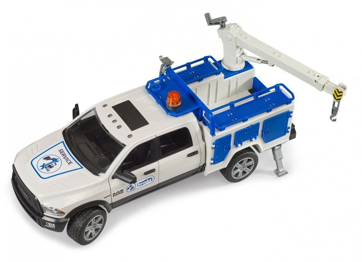 Auto Dodge RAM 2500 serwisowy z kogutem - zabawki-dla-dziewczynki