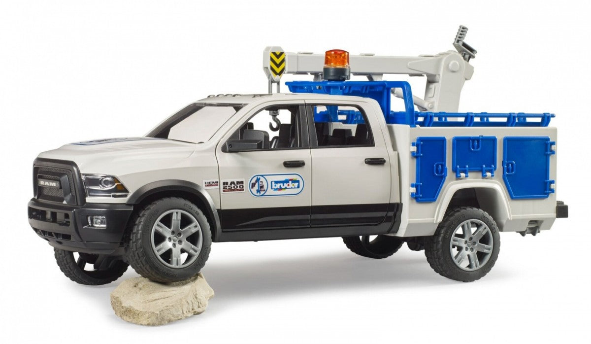 Auto Dodge RAM 2500 serwisowy z kogutem - zabawki-dla-dziewczynki