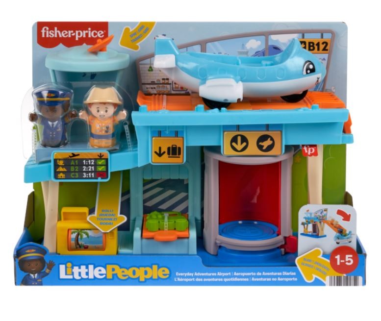 Zestaw Little People Port lotniczy - zabawki-dla-dziewczynki
