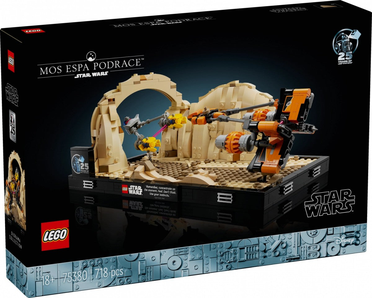 1-Klocki Star Wars 75380 Diorama: Wyścig ścigaczy w Mos Espa 1