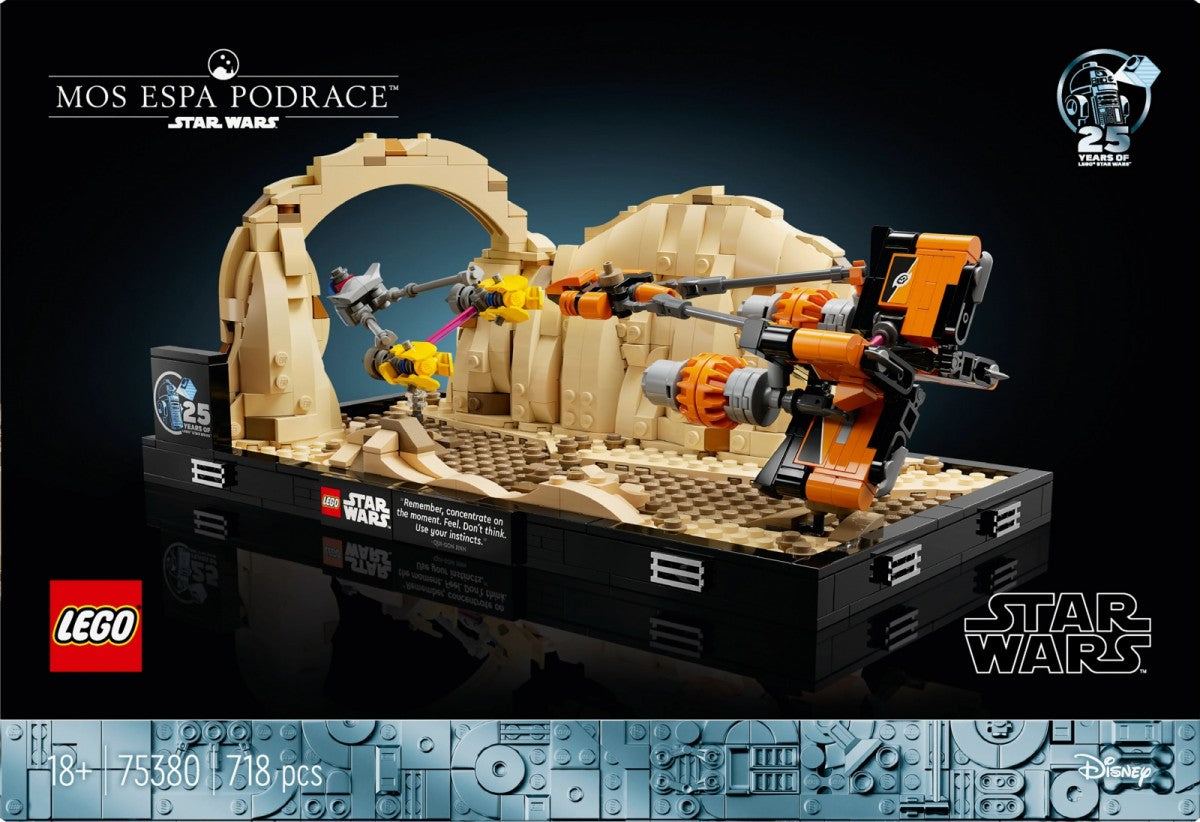 3-Klocki Star Wars 75380 Diorama: Wyścig ścigaczy w Mos Espa 3