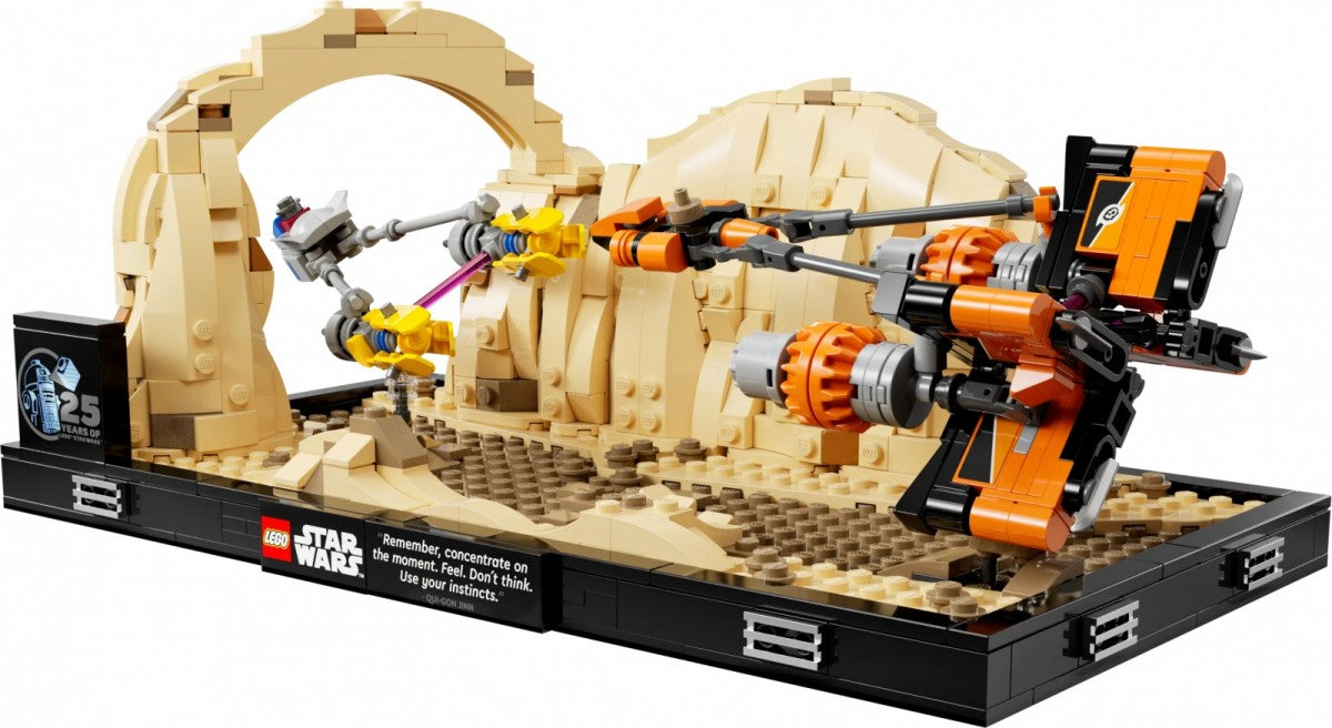 15-Klocki Star Wars 75380 Diorama: Wyścig ścigaczy w Mos Espa 15