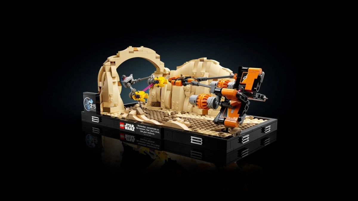 19-Klocki Star Wars 75380 Diorama: Wyścig ścigaczy w Mos Espa 19
