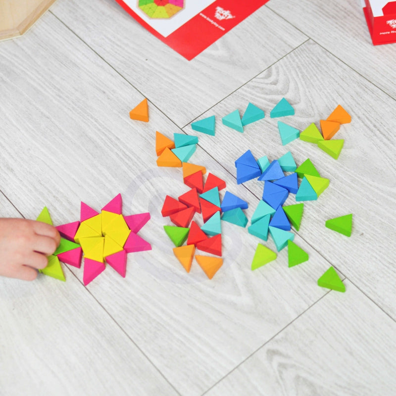 Zabawka edukacyjna TOOKY TOY – puzzle drewniane rozwijające kreatywność
