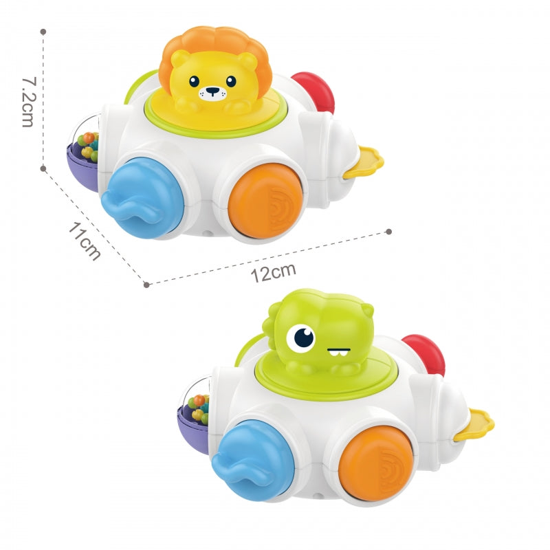WOOPIE BABY Kosmiczna Rakieta Aktywności - Edukacyjna Kostka Sensoryczna 18m+ - zabawki-dla-dziewczynki