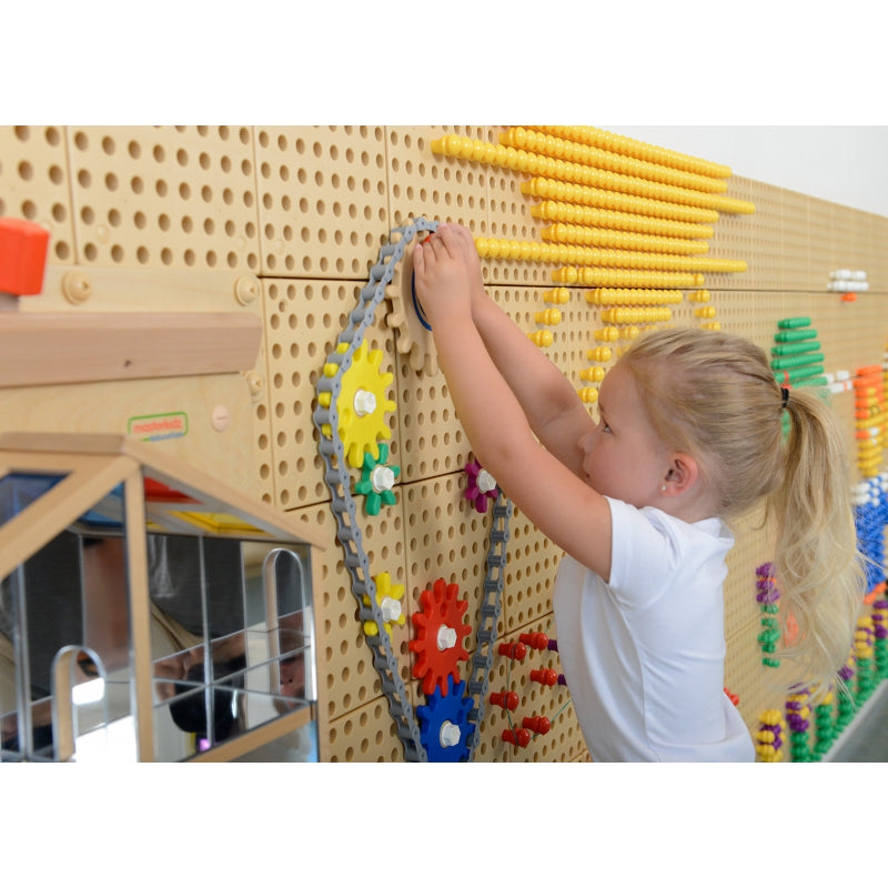 MASTERKIDZ Zestaw Akcesoriów Mix Kołeczki Śrubki Narzędzia 352 el. - zabawki-dla-dziewczynki
