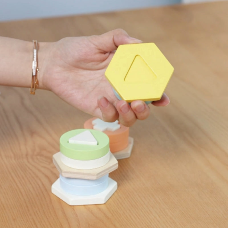 Zabawka edukacyjna Montessori z pastelowymi kolorami – Classic World