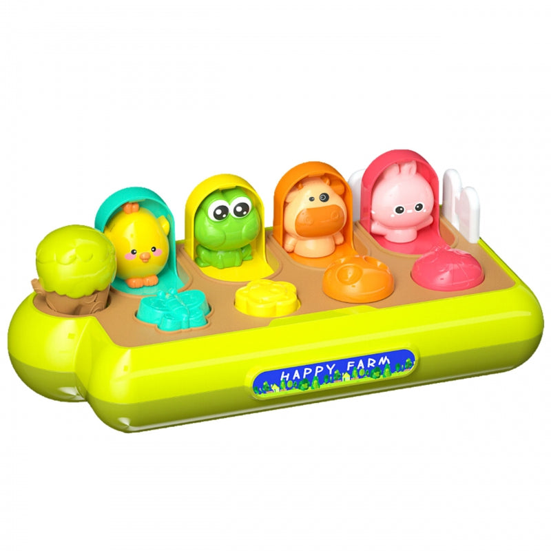 WOOPIE BABY Zabawka Edukacyjna Wyskakujące Zwierzątka Szczęśliwa Farma POP-UP - zabawki-dla-dziewczynki