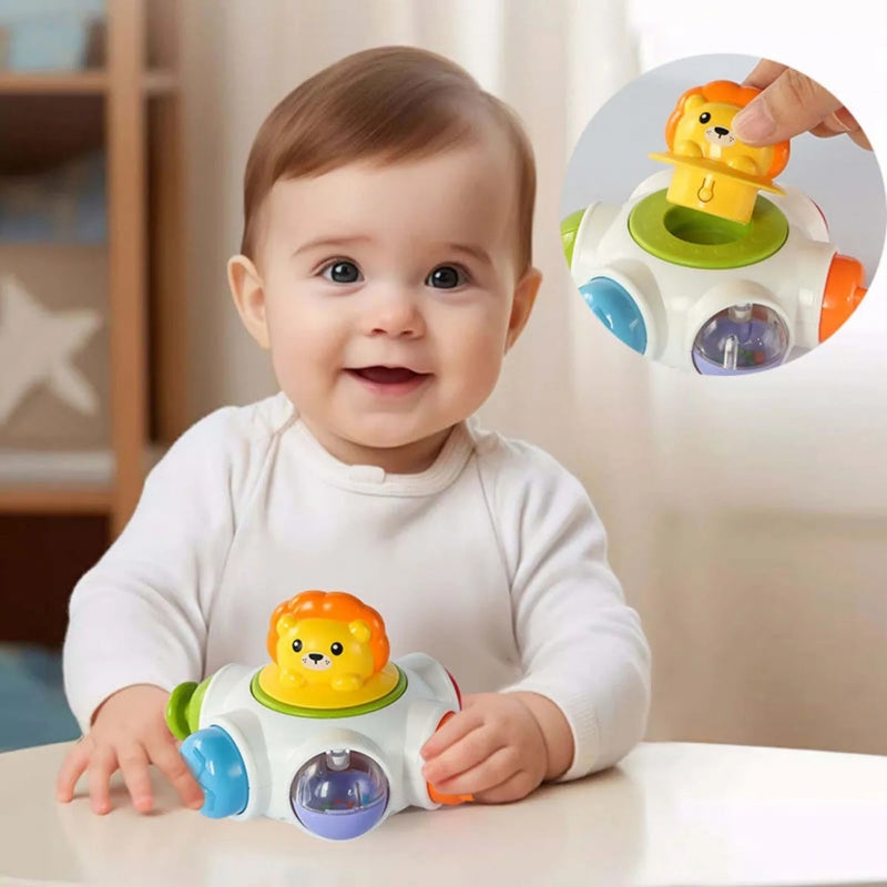 WOOPIE BABY Kosmiczna Rakieta Aktywności - Edukacyjna Kostka Sensoryczna 18m+ - zabawki-dla-dziewczynki