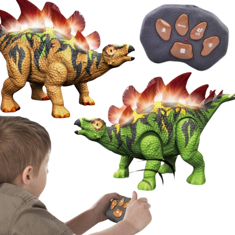 WOOPIE Dinozaur Zdalnie Sterowany RC Robot Stegozaur - zabawki-dla-dziewczynki