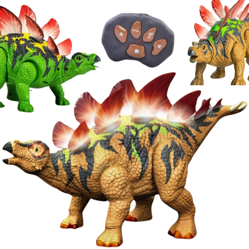 WOOPIE Dinozaur Zdalnie Sterowany RC Robot Stegozaur - zabawki-dla-dziewczynki