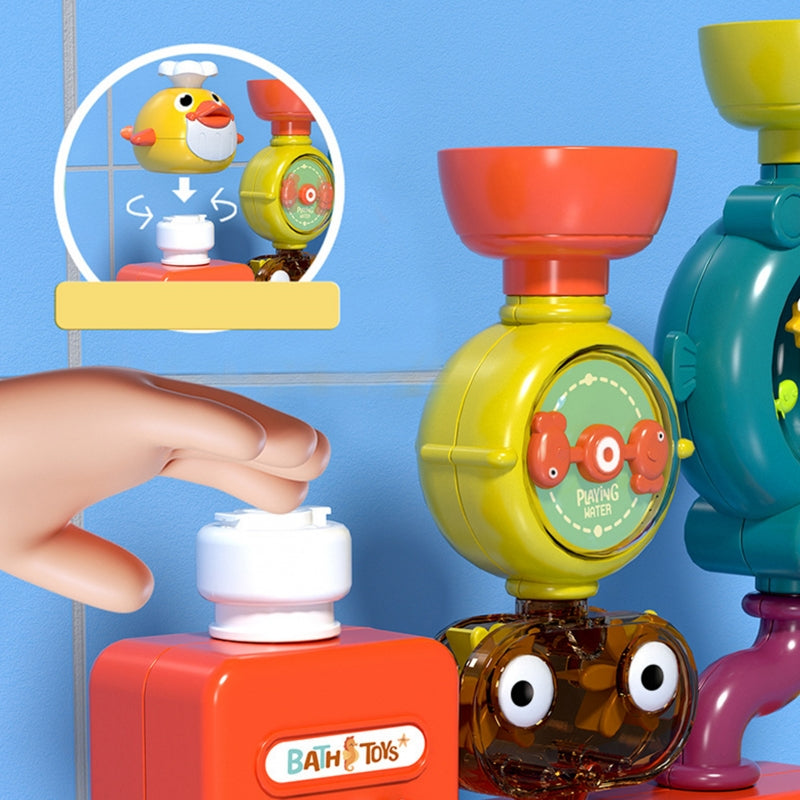 8-WOOPIE BABY Zabawka do Kąpieli Kranik Prysznic Fontanna Przelewowa Kaczuszka-8
