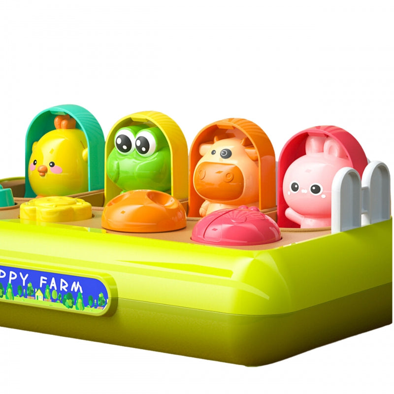 WOOPIE BABY Zabawka Edukacyjna Wyskakujące Zwierzątka Szczęśliwa Farma POP-UP - zabawki-dla-dziewczynki
