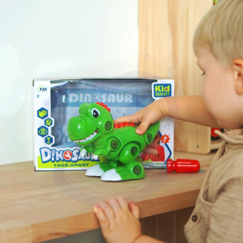 WOOPIE Dinozaur Do Skręcania Zestaw Konstrukcyjny + Śruborkęt - zabawki-dla-dziewczynki