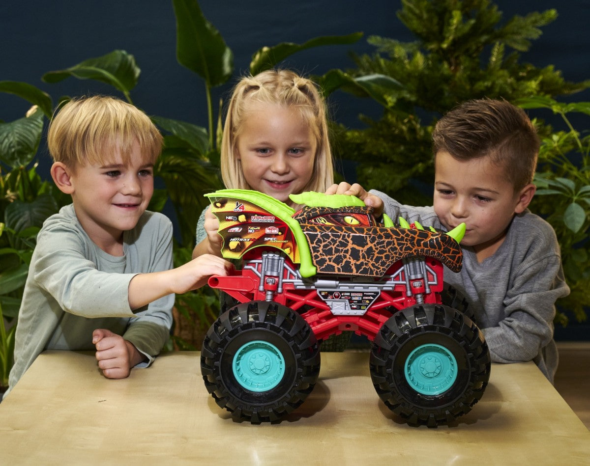 Pojazd MONSTER Dragon Monster Truck 38,5 cm - zabawki-dla-dziewczynki
