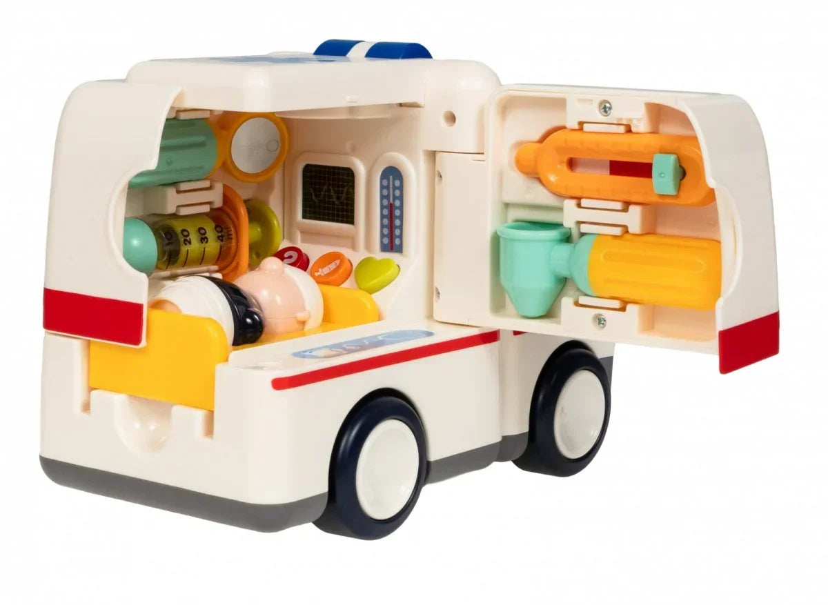 Ambulans z muzyką i światłem Smily Play - zabawki-dla-dziewczynki