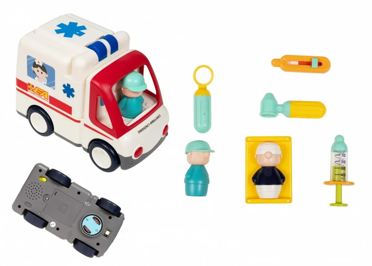Ambulans z muzyką i światłem Smily Play - zabawki-dla-dziewczynki