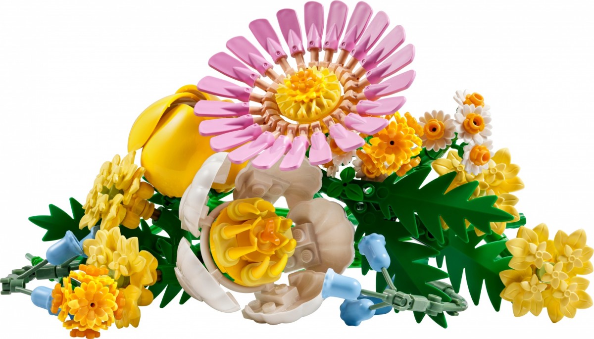 Klocki Botanicals 10347 Mały bukiet żółtych kwiatów - zabawki-dla-dziewczynki