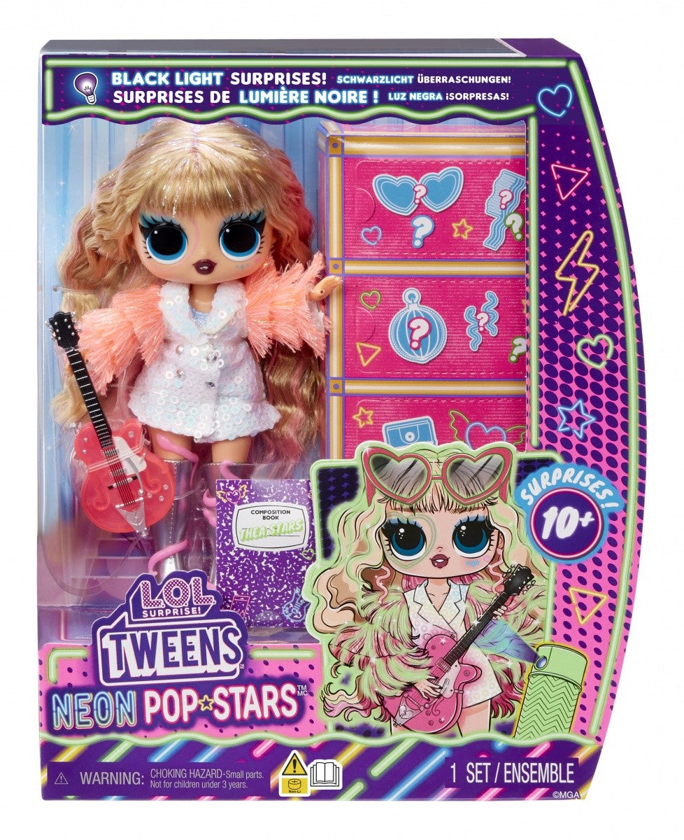 Lalka L.O.L. Surprise Tweens Neon Pop Stars Thea - zabawki-dla-dziewczynki