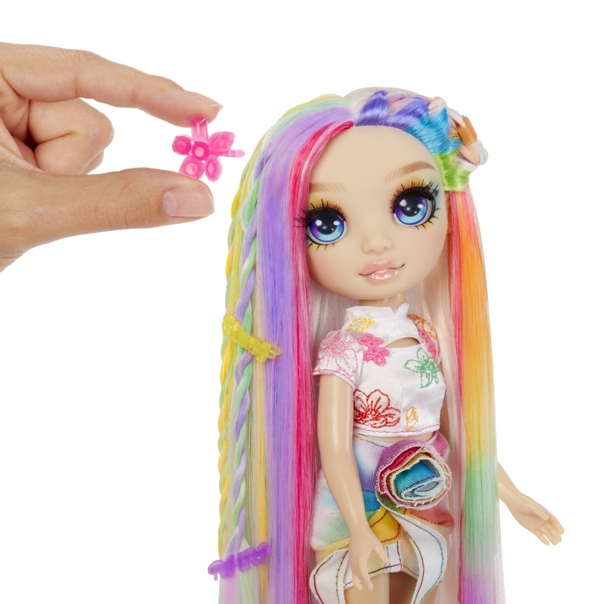 Lalka Rainbow High z długimi włosami – idealna do stylizacji i czesania