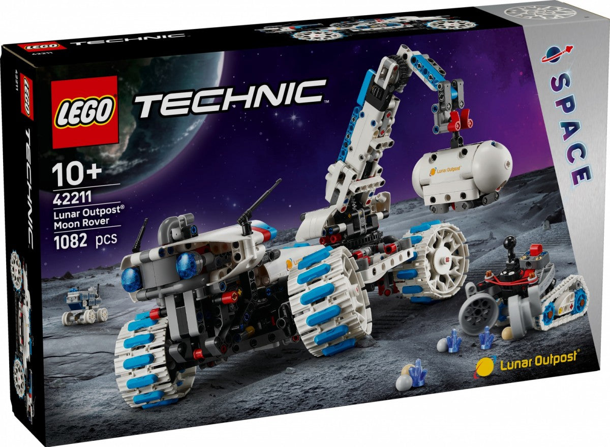 Klocki Technic 42211 Kosmiczny łazik księżycowy Lunar Outpost - zabawki-dla-dziewczynki