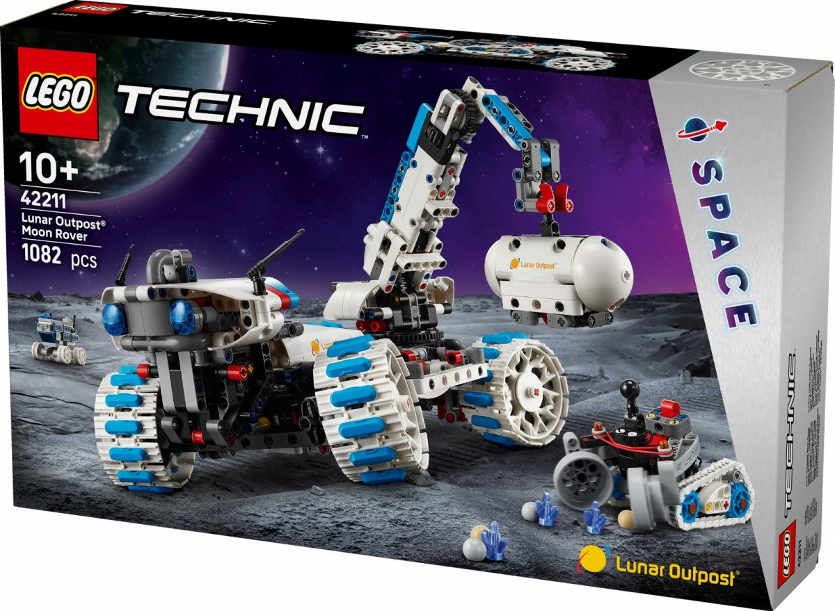 Klocki Technic 42211 Kosmiczny łazik księżycowy Lunar Outpost - zabawki-dla-dziewczynki