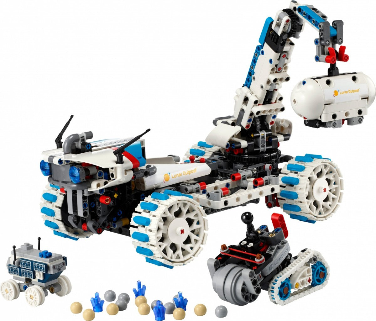 Klocki Technic 42211 Kosmiczny łazik księżycowy Lunar Outpost - zabawki-dla-dziewczynki