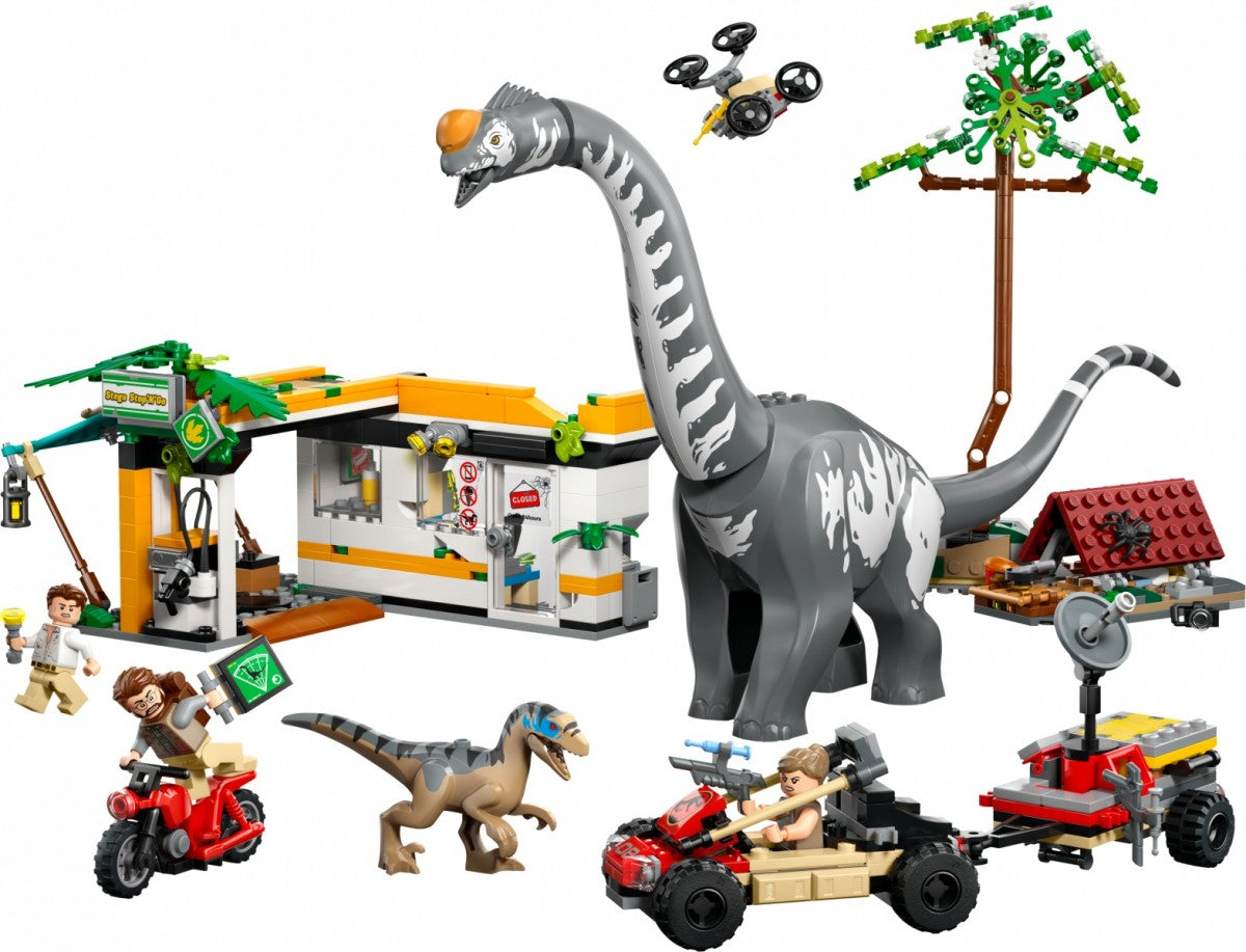 Klocki Jurassic World 76973 Na tropie tytanozaura i raptora - zabawki-dla-dziewczynki