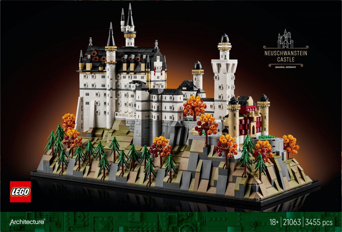 Klocki Architecture 21063 Zamek Neuschwanstein - zabawki-dla-dziewczynki