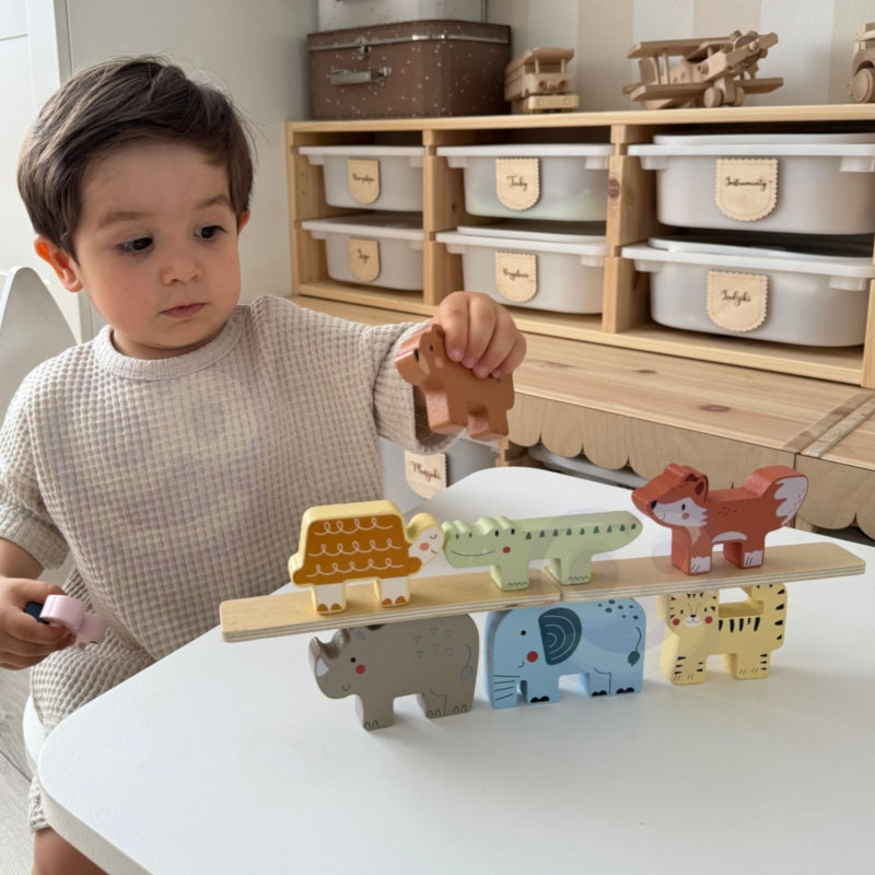 Układanka z drewnianych zwierzątek TOOKY TOY