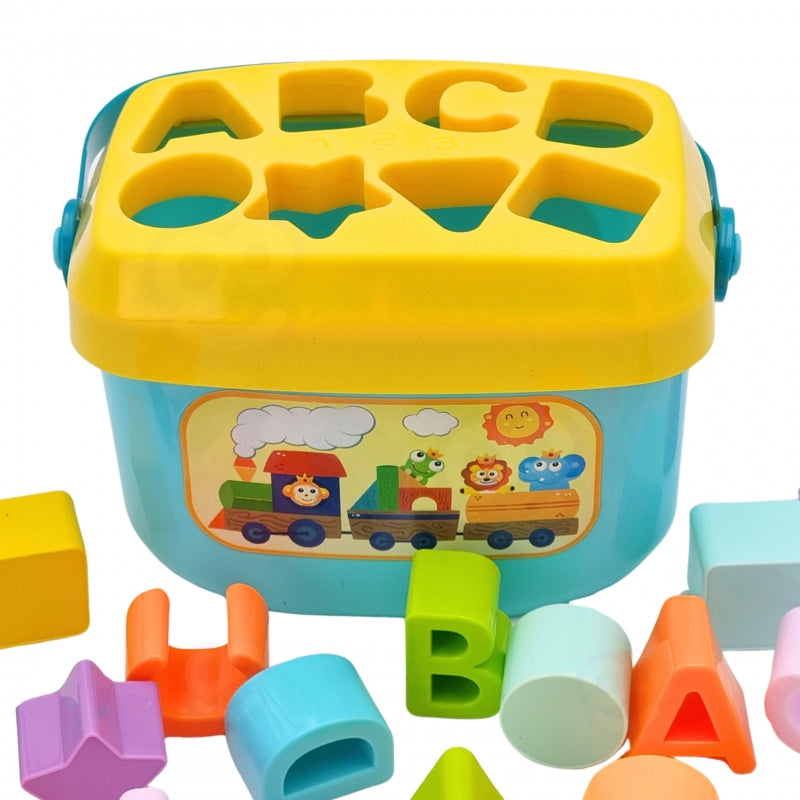 WOOPIE BABY Sorter 2w1 Skrzynka Walizka + Nauka Alfabetu i Kształtów - zabawki-dla-dziewczynki
