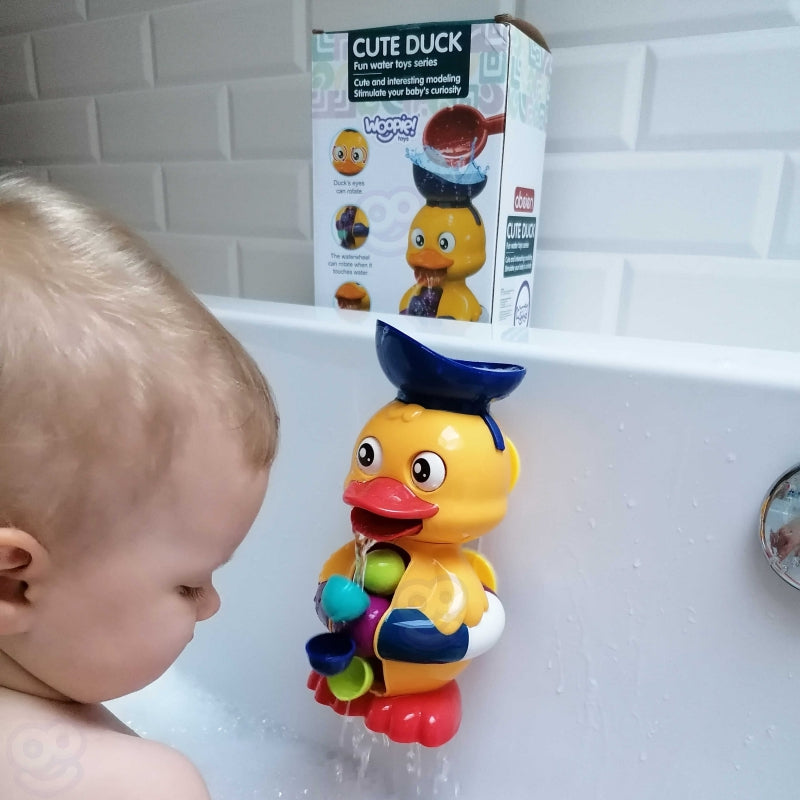 3-WOOPIE BABY Kaczuszka Zabawka Wodna do Kąpieli Kołowrotek Przelewowa-3