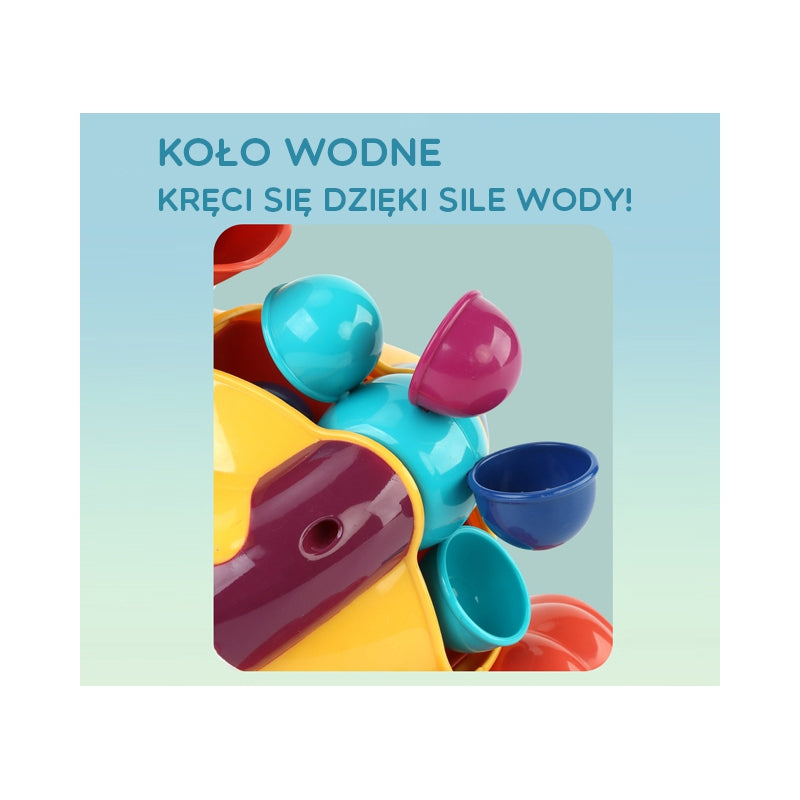 14-WOOPIE BABY Kaczuszka Zabawka Wodna do Kąpieli Kołowrotek Przelewowa-14