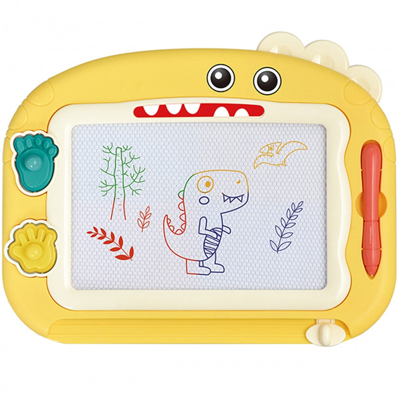 WOOPIE Znikopis Tablica Magnetyczna Kolorowa + 2 Stempelki Dinozaur - zabawki-dla-dziewczynki