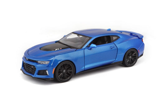 Model kompozytowy Chevrolet Camaro ZL1 2017 niebieski 1/24 - zabawki-dla-dziewczynki