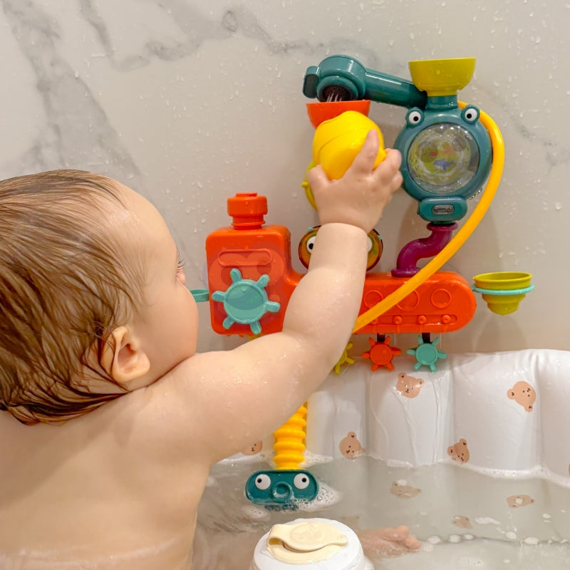 3-WOOPIE BABY Zabawka do Kąpieli Kranik Prysznic Fontanna Przelewowa Kaczuszka-3