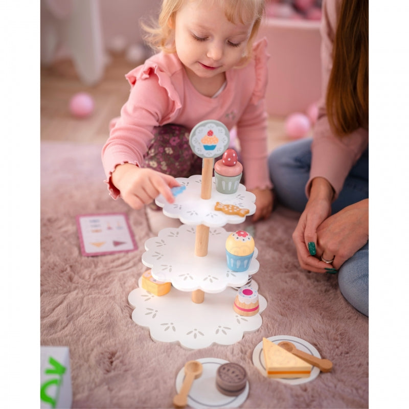 Zbliżenie na detale – drewniane desery TOOKY TOY