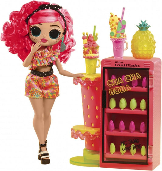Lalka L.O.L. Surprise! O.M.G. Pinky Pops z zestawem do stylizacji paznokci
