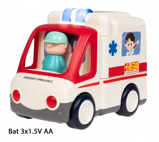 Ambulans z muzyką i światłem Smily Play - zabawki-dla-dziewczynki