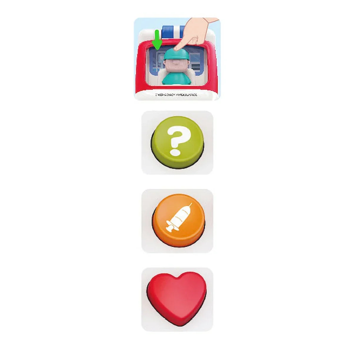 Ambulans z muzyką i światłem Smily Play - zabawki-dla-dziewczynki