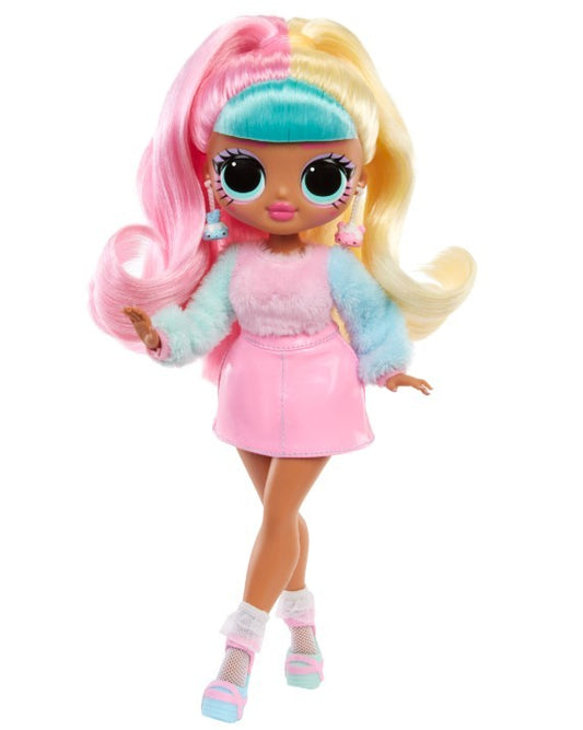 Lalka L.O.L. Surprise OMG Sweet Nails Candylicious z zestawem do paznokci