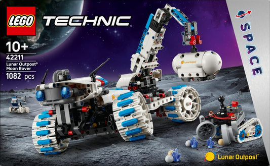 Klocki Technic 42211 Kosmiczny łazik księżycowy Lunar Outpost - zabawki-dla-dziewczynki