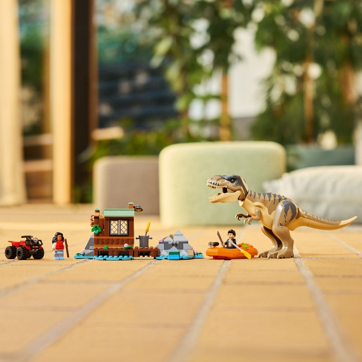 Klocki Jurassic World 76975 Ucieczka rzeką przed tyranozaurem - zabawki-dla-dziewczynki