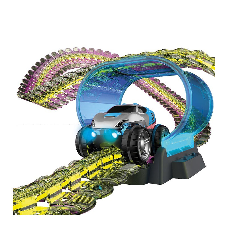 4-SMOBY Flextreme Neon Tor Samochodowy z Autem Zestaw Startowy-4
