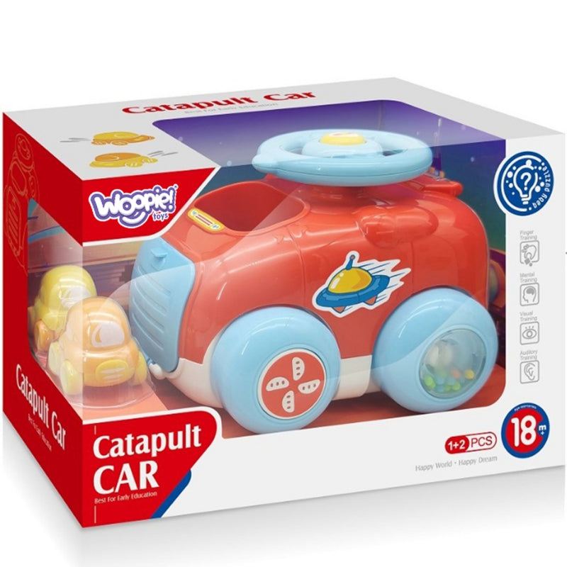 WOOPIE BABY Wyrzutnia Samochodów Auto Katapulta Zestaw - zabawki-dla-dziewczynki
